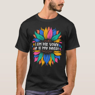 T-shirt Est-Ce Sa Voix Qu'Il Est Mon Coeur