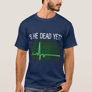T-shirt est-Il Mort Pourtant Drôle Dire Humour Noir garçon