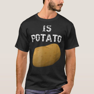 T-shirt Est La Pomme De Terre Comme On Le Voit À La Télévi