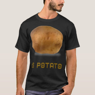 T-shirt Est La Pomme De Terre Comme On Le Voit À La Télévi