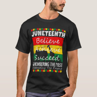 T-shirt Est ma fête d'indépendance Black Pride Melanin