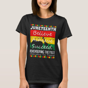 T-shirt Est ma fête d'indépendance Black Pride Melanin