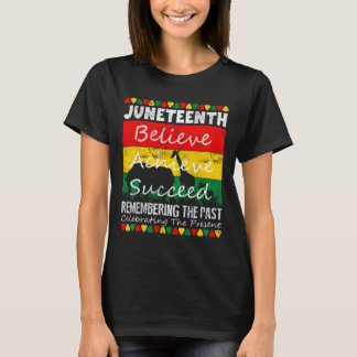 T-shirt Est ma fête d'indépendance Black Pride Melanin