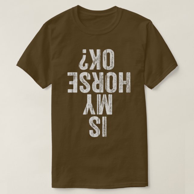 T-shirt Est Mon Cheval OK Équitation équitation Amateurs é (Design devant)