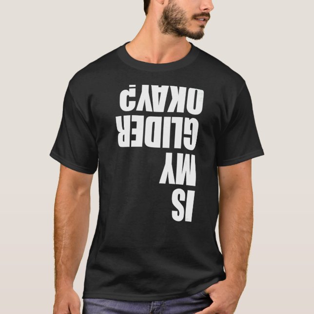 T-shirt Est Mon Planeur D'Ok Paraglider Hommes Paraglider  (Devant)