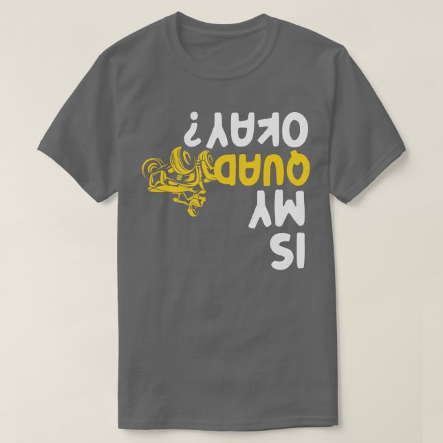 T-shirt Est Mon Quad Ok Funny AV Four Wheeler Racing Biker (Design devant)