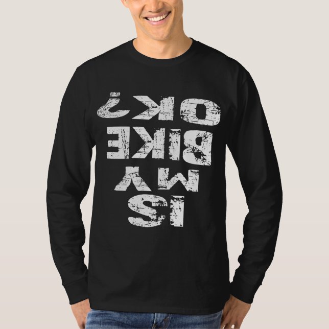 T-shirt Est Mon Vélo Ok Drôle Vélo BMX (Devant)