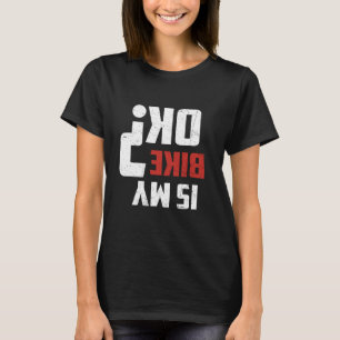T-shirt Est Mon Vélo Ok Drôle Vélo Dirt Motocross Rider Ra