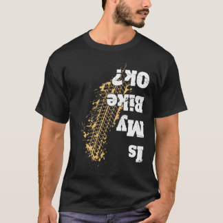 T-shirt Est mon vélo Ok Funny Cyclisme Vintage Biker cadea