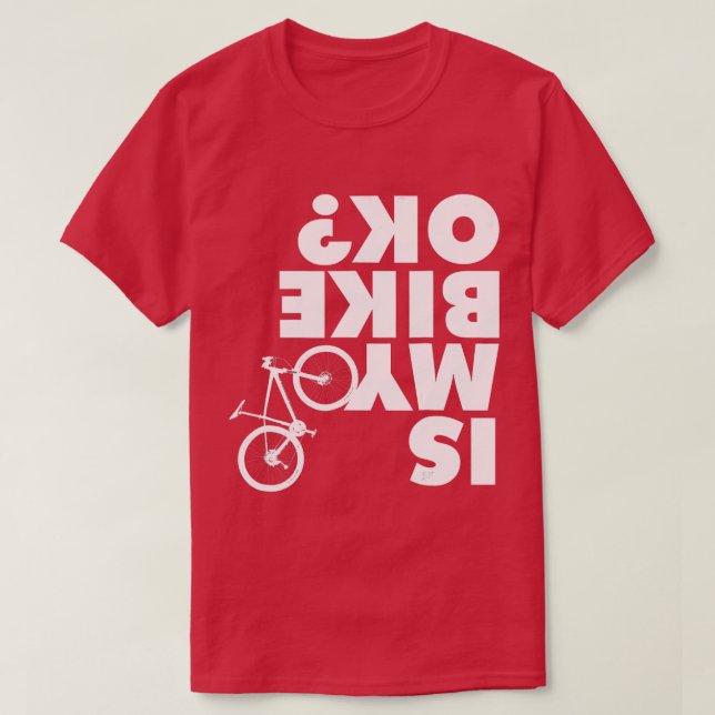 T-shirt Est Mon Vélo OK Funny VTT (Design devant)