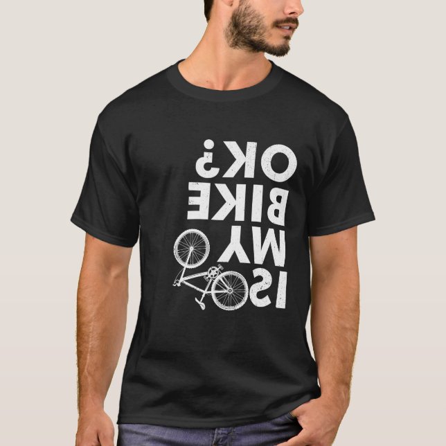 T-shirt Est Mon Vélo OK - Funny VTT (Devant)
