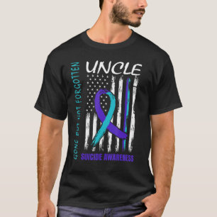 T-shirt Est Parti Mais Pas Oublié Oncle Suicide Sensibilis