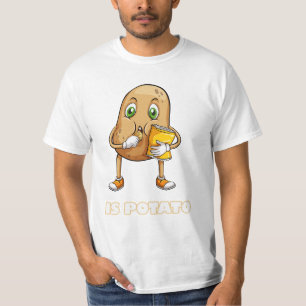 T-shirt est pomme de terre