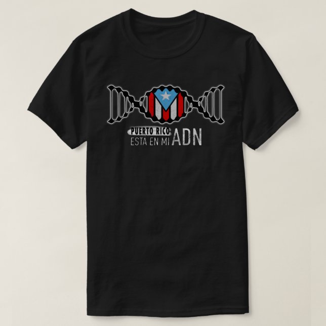 T-shirt Esta En Mi ADN Porto Rico (Design devant)