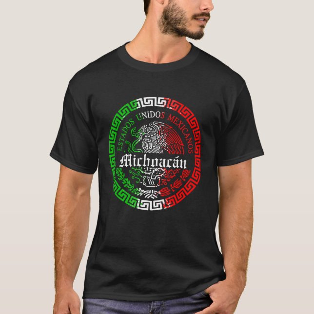 T-shirt Estado de Michoacán emblème mexique chemise (Devant)