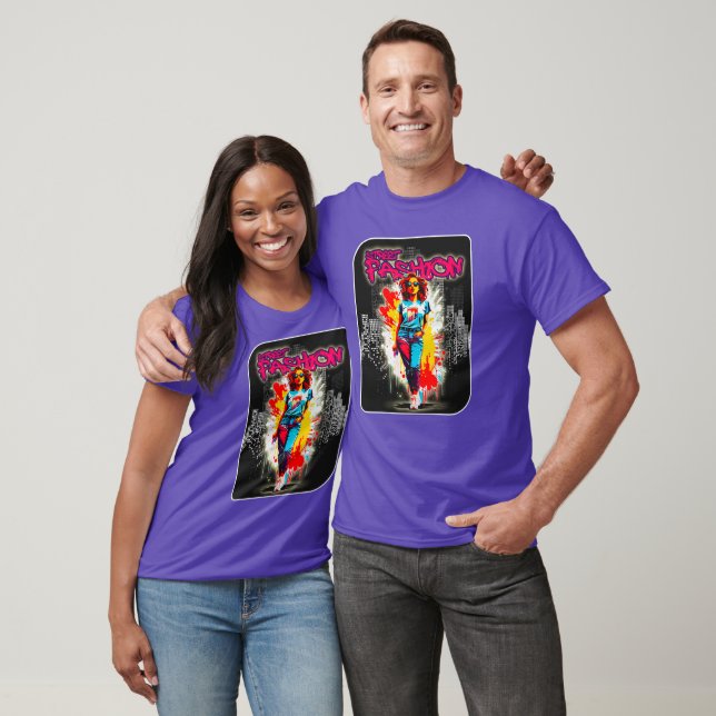 T-shirt Estampa Moda - Street Fashion - Camiseta (Unisexe)