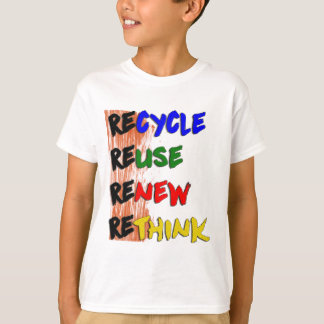 T-shirt Estampa Recicle reutilize renove repense