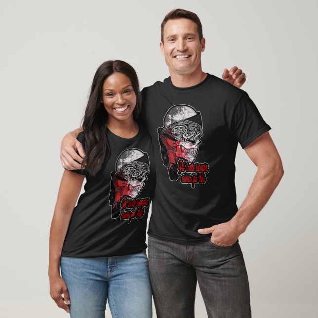 T-shirt Estampas Hip Hop - Nunca Pa’trás - Camiseta (Unisexe)