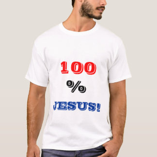 T-shirt Estampe 100 % Jésus