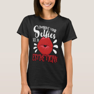 T-shirt Esthéticienne Esthéticienne Maquillage Soins de be