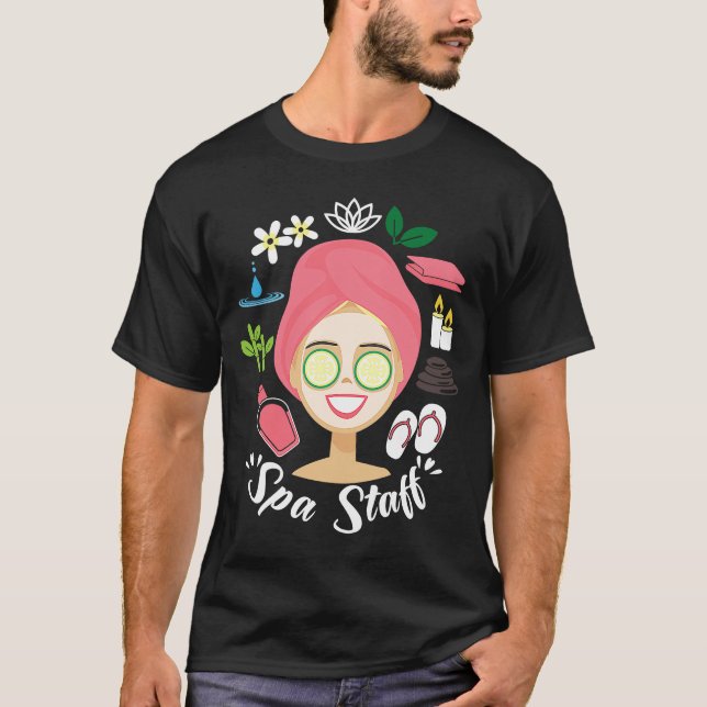 T-shirt Esthétique Beauticienne spa (Devant)