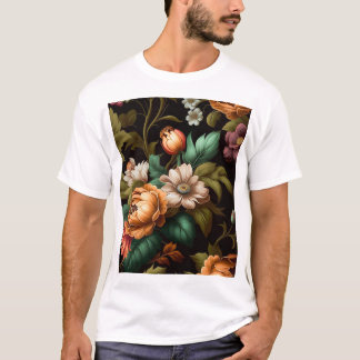 T-shirt Esthétique de floraison de minuit