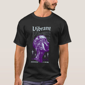 T-shirt esthétique de graffiti urbain audacieux et vibrant