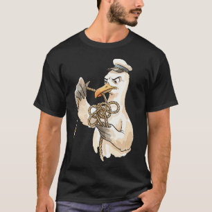 T-shirt Esthétique de pêcheur : Tressage de mouette