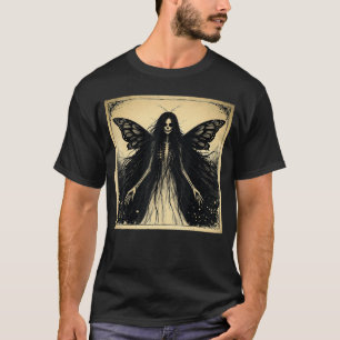 T-shirt Esthétique Gothique Dark Art Grunge Féerique Éthér