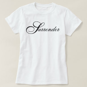 T-shirt esthétique iconique Prière de reddition méditation