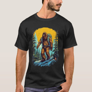 T-shirt Esthétique Outdoor Mountain Adventure Randonnée Bi