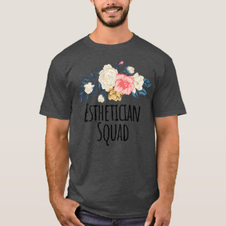 T-shirt Esthétique Squad Funny Floral Fleurs Cadeau