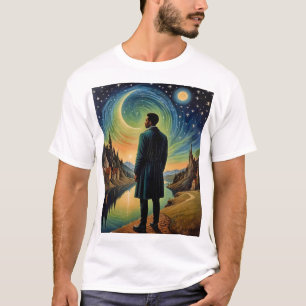 T-shirt esthétique Surreal Night Sky Visionary Art