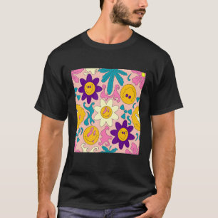 T-shirt Esthétique Weirdcore Kidcore Sourire Tripant Visag