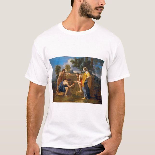T-shirt Et à Arcadia ego, Poussin (Devant)