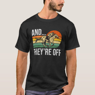 T-shirt Et C'est Parti Jockey Course de Chevaux