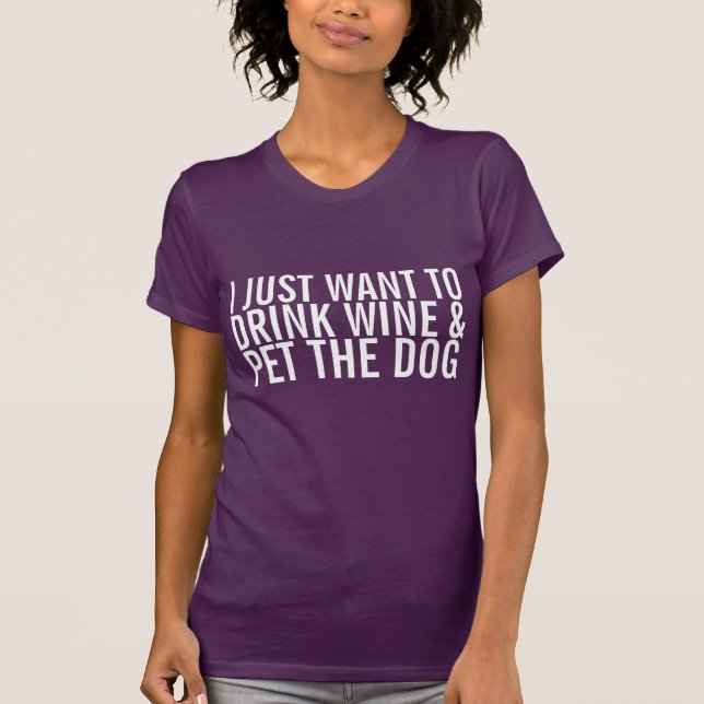 T-shirt Et choyez la pièce en t de chien (Devant)