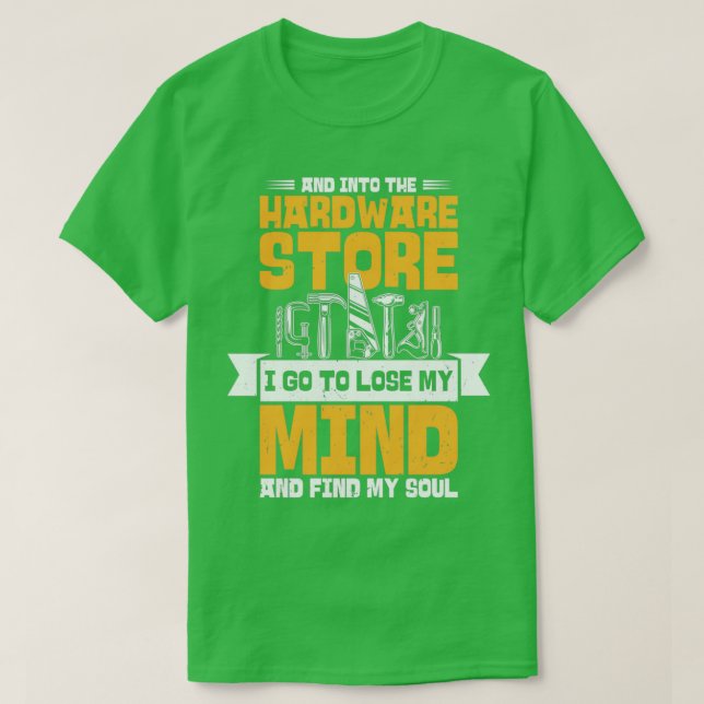 T-shirt Et Dans Le Matériel Magasin Artisanat Boiseries (Design devant)