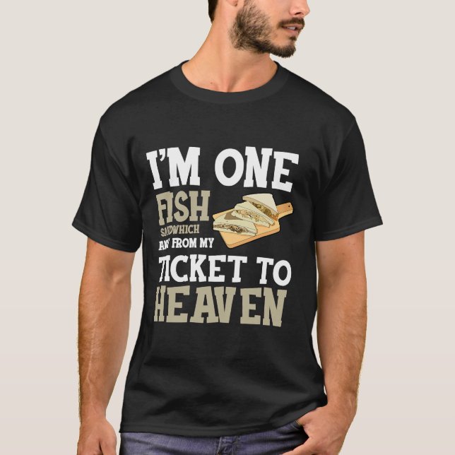 T-shirt Et De Pâques Lenten Fish Fry Vendredi (Devant)