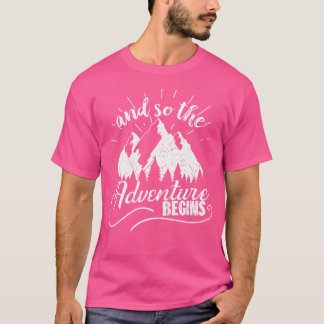 T-shirt Et Donc L'Aventure Commence - Mountain Randonnée S