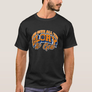 T-shirt Et Donner Toute la Gloire à Dieu Basketball Fan Jo