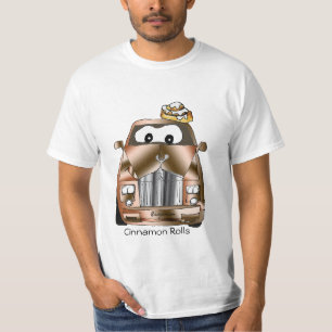 T-shirt et habillement de Rolls de cannelle