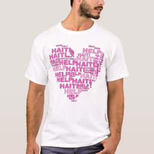 T-shirt et habillement du Haïti d'aide