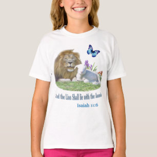 T-shirt Et le lion se couchera avec l'agneau