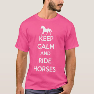 T-shirt Et Marcher Chevaux Joli Cheval Équitation Équestre