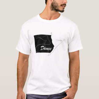 T-shirt et mon coeur a été placé lâche sur le vent