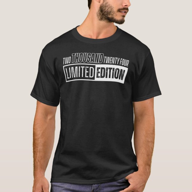 T-shirt Et Né En Deux Mille Vingt-Quatre Ou 2024 (Devant)