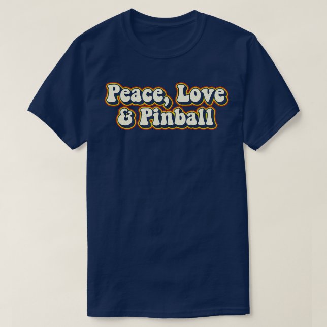 T-shirt et Pinball Machines Arcade Jeu amusant (Design devant)