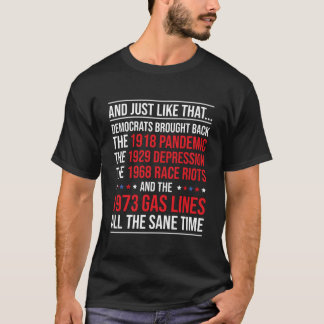T-shirt Et tout comme ça, les démocrates ont ramené tous l