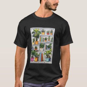 T-shirt Étagère Pop Art u2013 Livres Colorés & Plan de Mai